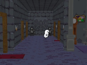 Ghost in hallway